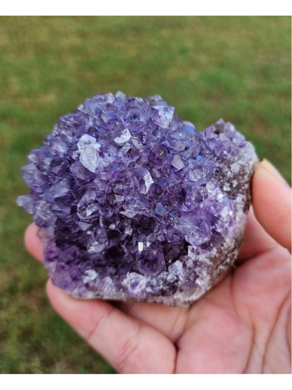 amethyst cluster 2.6 in